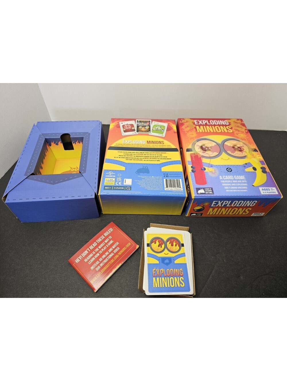 Exploding Minions Special Edition Card Game Exploding Kittens New Open Box
